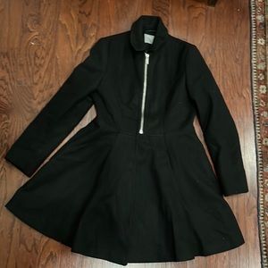 Black ASOS Pea coat